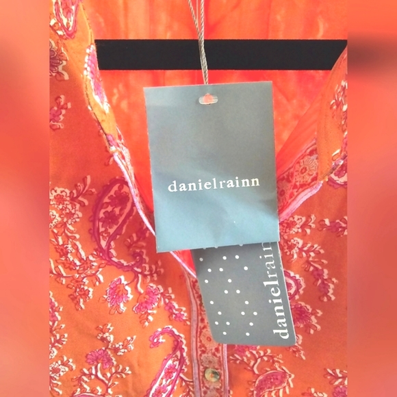 *SOLD*NWT Daniel Rainn Alianna Flared Paisley Print Dress Size Medium - Picture 3 of 8